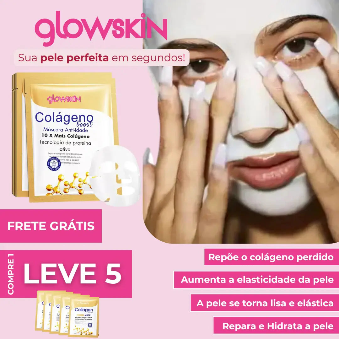 Máscara de Colágeno GlowSkin + [Compre 1 Leve 5]