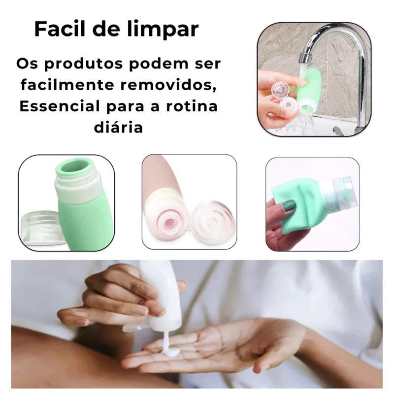 Frascos de Viagem SoftTouch™[FRETE GRÁTIS]